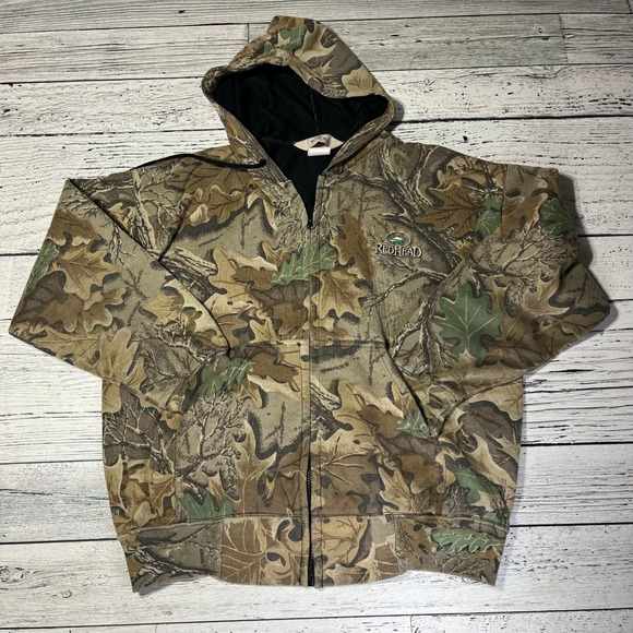 RedHead Advantage Camo Full Zip Hoodie Mens XL Hunting Outdoors Camouflage - Picture 1 of 7